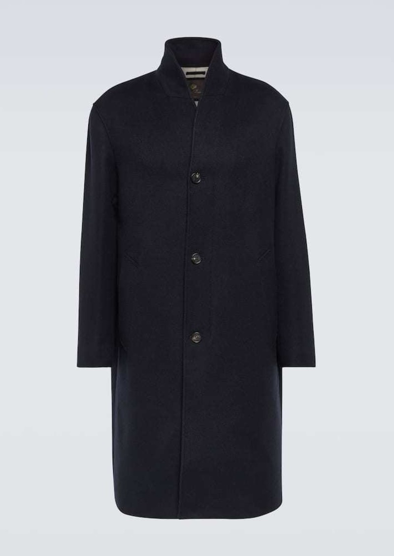 Loro Piana Daito single-breasted cashmere coat