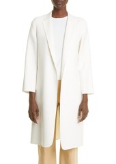 Loro Piana Edric Open Front Double Cloth Linen Coat