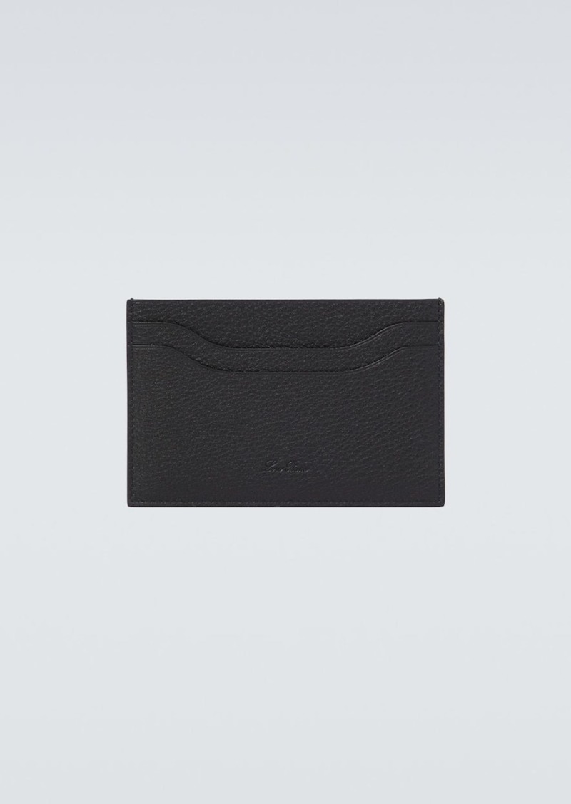 Loro Piana Extra leather card holder