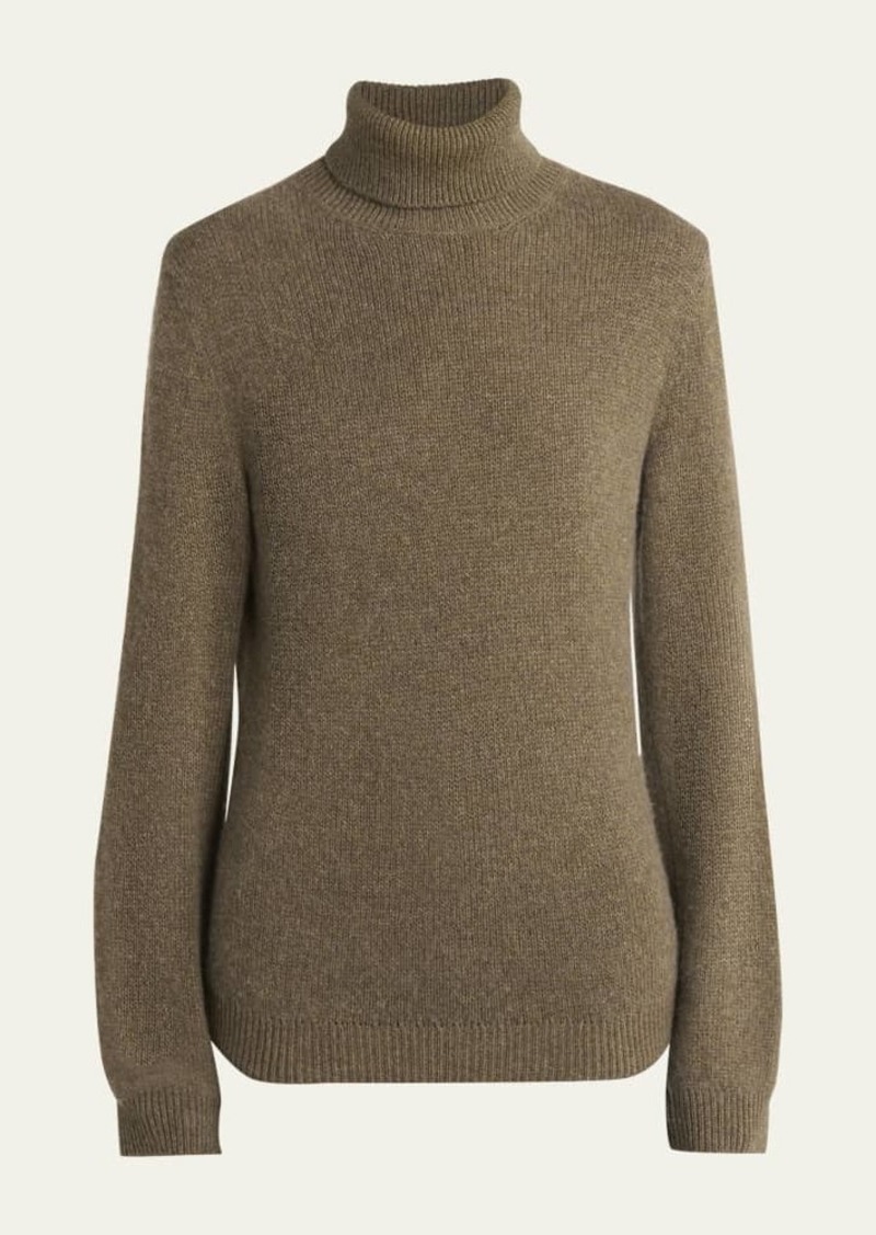 Loro Piana Fobello Turtleneck Baby Cashmere Sweater