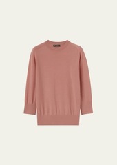 Loro Piana Girocollo Manica Neo Piuma Cashmere Sweater