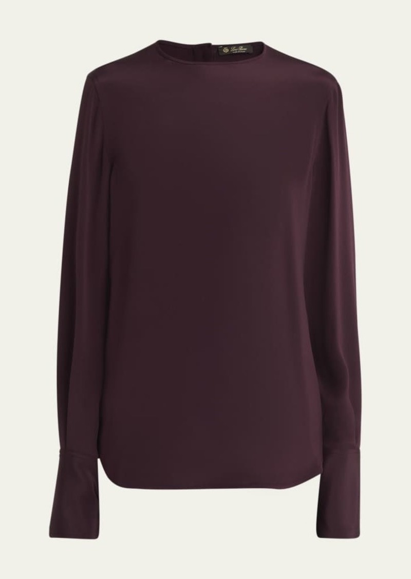 Loro Piana Jami Silk Blouse