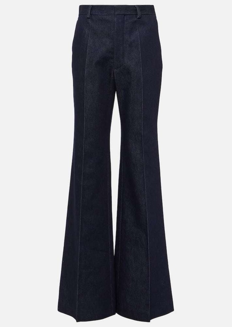 Loro Piana José cotton and silk wide-leg pants