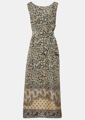 Loro Piana Kiko printed silk maxi dress