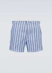 Loro Piana Kito striped swim trunks