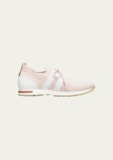 Loro Piana Knit Lace-Up Runner Sneakers
