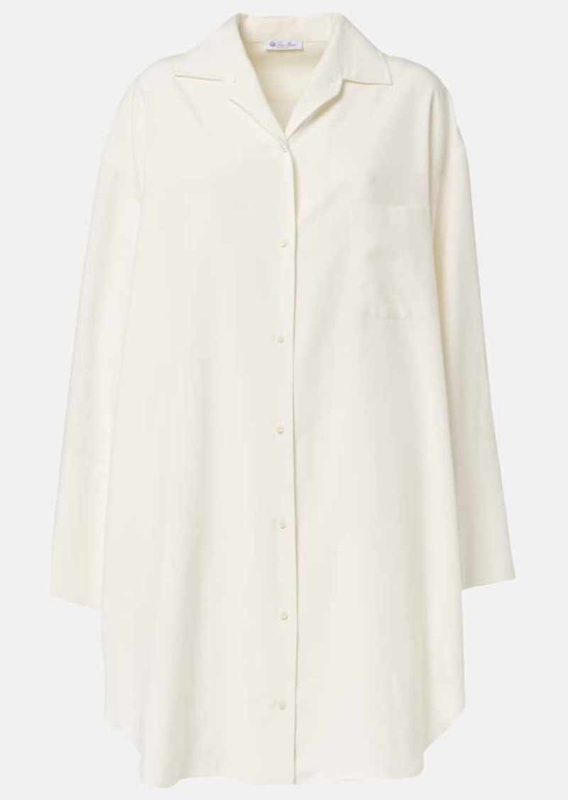 Loro Piana Kristen silk shirt dress