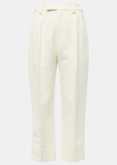 Loro Piana Linen and cotton straight pants