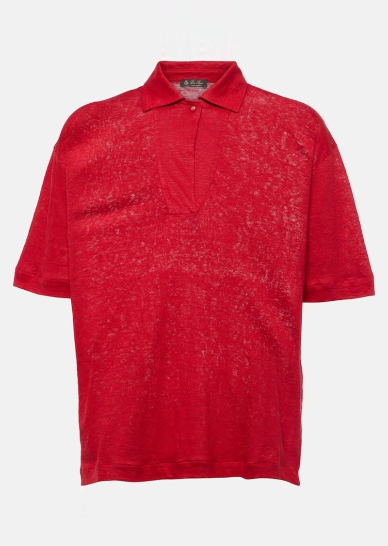 Loro Piana Linen polo shirt