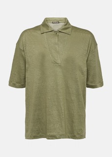 Loro Piana Linen polo top