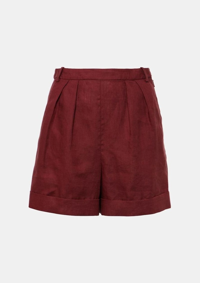 Loro Piana Linen shorts