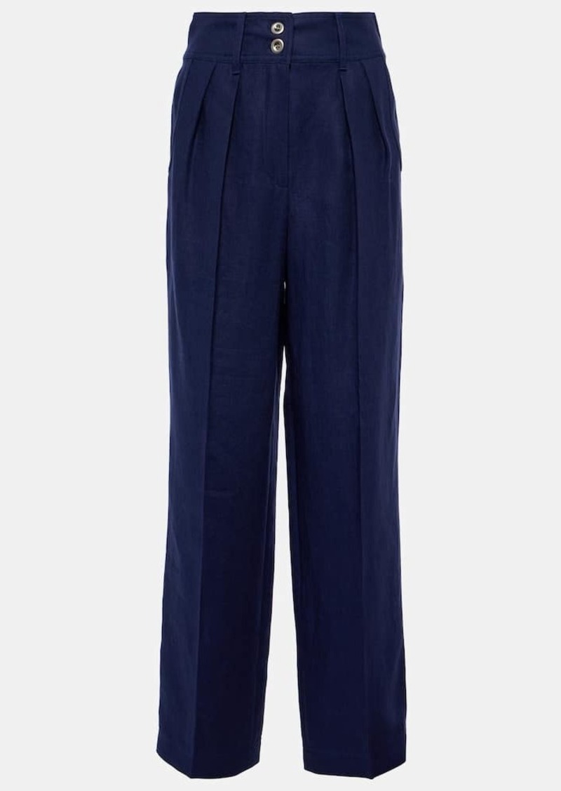 Loro Piana Linen wide-leg pants