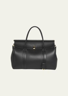 Loro Piana Loom 32 Rounded Leather Top-Handle Bag