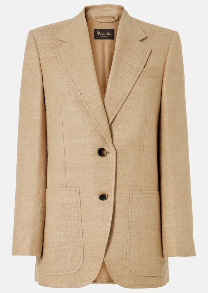 Loro Piana Maria silk blazer