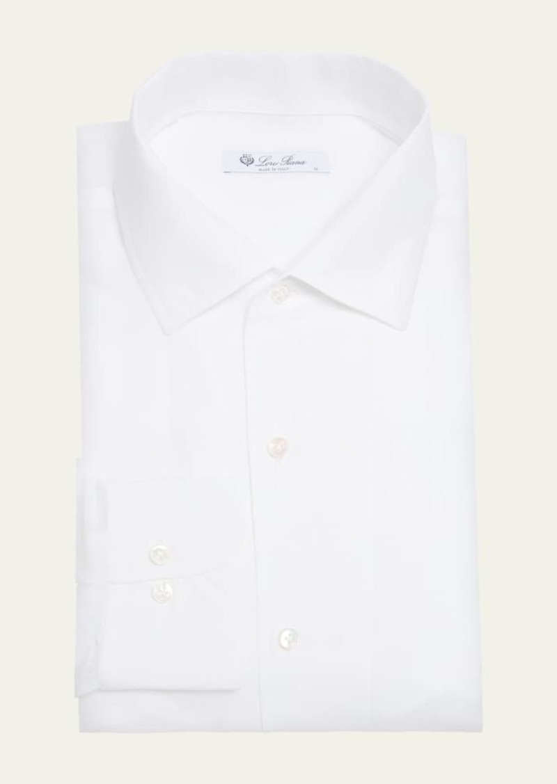 Loro Piana Men's Andre Linen-Cotton Sport Shirt