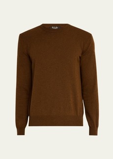 Loro Piana Men's Baby Cashmere Crewneck Sweater