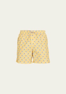 Loro Piana Men's Bay Toys-Print Swim Shorts