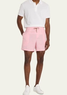 Loro Piana Men's Bermuda Bay Linen Pull-On Bermuda Shorts