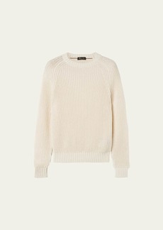 Loro Piana Men's Daisen Ribbed Crewneck Sweater