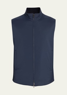 Loro Piana Men's Marlin Cashmere and Nylon Reversible Vest