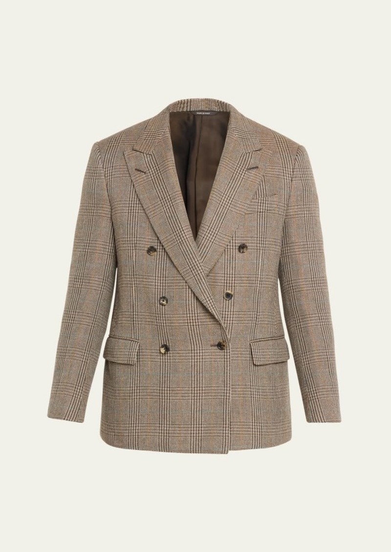 Loro Piana Men's Milano Double-Breasted Sport Coat