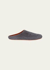 Loro Piana Men's Tomori Sabot Suede Mules