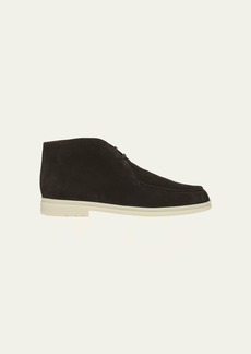 Loro Piana Men's Walk Suede Chukka Boots