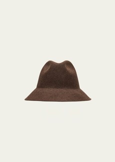 Loro Piana My Journey Rabbit Felt/Cashmere Floppy-Brim Fedora