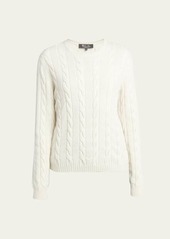 Loro Piana Napier Cable Cashmere Sweater