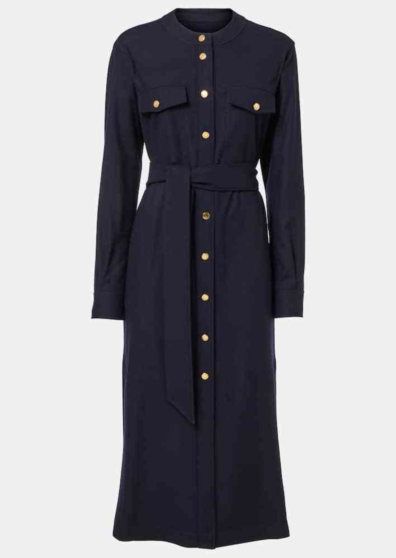 Loro Piana Noa wool and cashmere midi dress