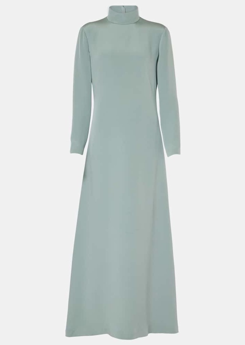 Loro Piana Peggie silk cady gown