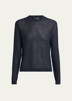Loro Piana Port Douglas Open-Knit Cashmere Sweater