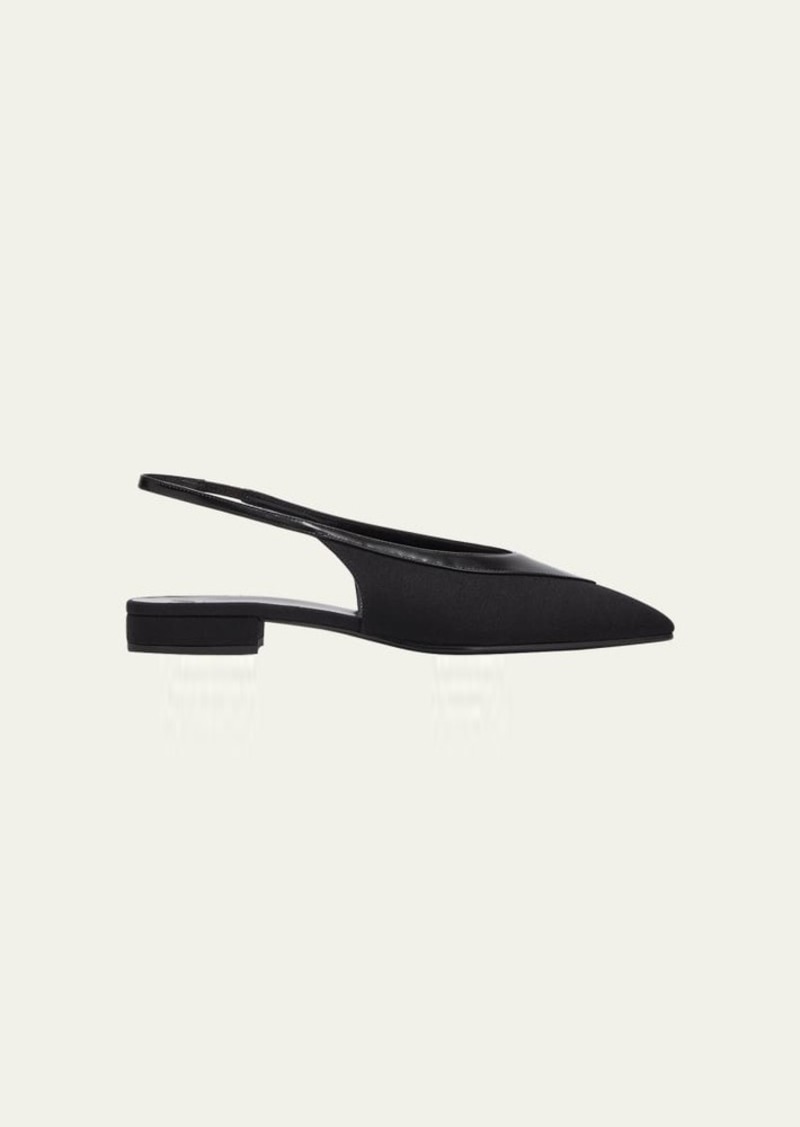 Loro Piana Rebecca Slingback Ballerina Flats