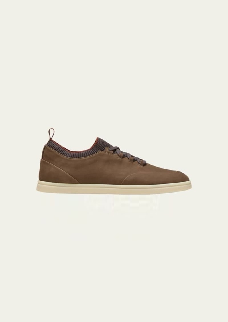 Loro Piana Soho Walk Nubuk Sneakers