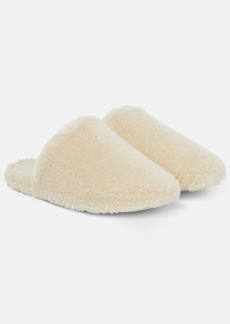 Loro Piana Wintercozy cashmere and silk slippers