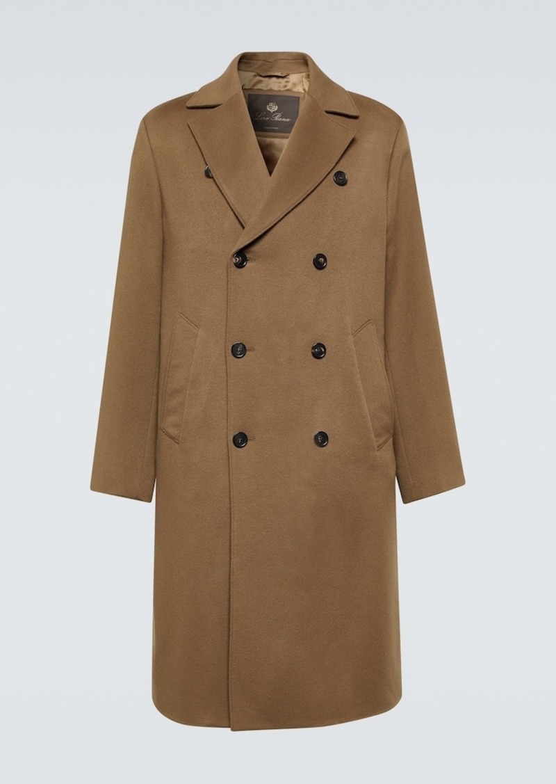 Loro Piana Winton double-breasted cashmere coat