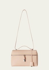 Loro Piana Zip Saffiano Leather Crossbody Bag