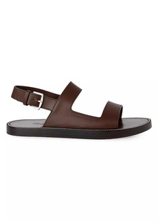 Loro Piana Nama Walk Silky Leather Sandals