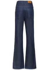 Loro Piana Okayama Wide Cotton & Linen Denim Jeans