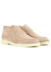 Loro Piana Open Walk suede ankle boots