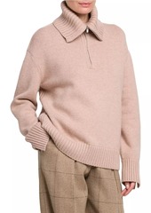Loro Piana Parksville Cashmere Half-Zip Sweater