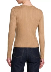 Loro Piana Rimella Cashmere-Silk Cardigan