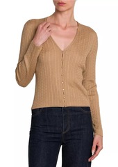 Loro Piana Rimella Cashmere-Silk Cardigan