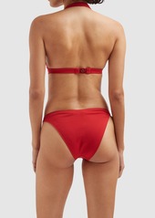 Loro Piana Ring Marine Triangle Jersey Bikini Top