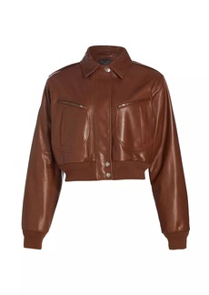 Loro Piana Roldan Leather Bomber Jacket