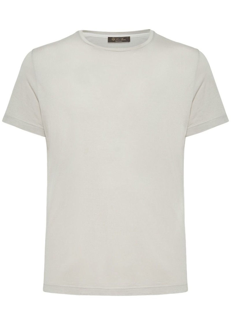 Loro Piana Silk & Cotton Soft Jersey T-shirt