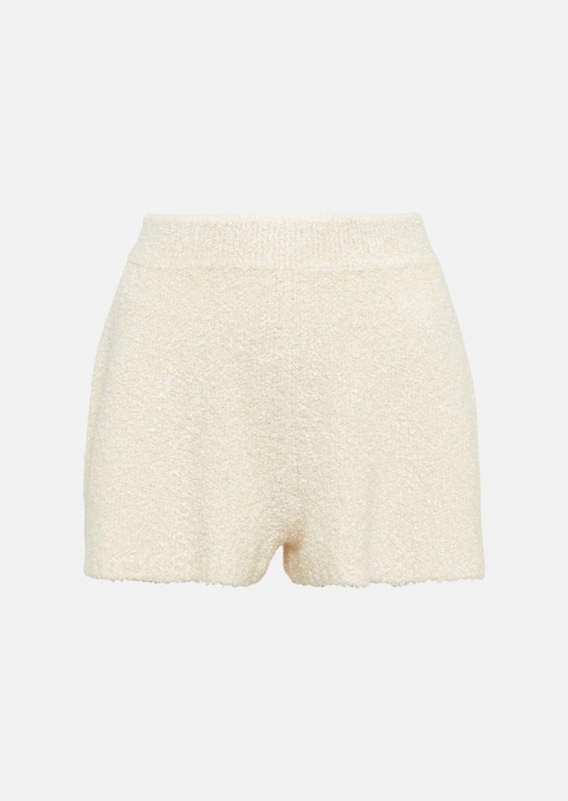 Loro Piana Silk bouclé shorts