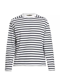 Loro Piana Stripe Long-Sleeve T-Shirt