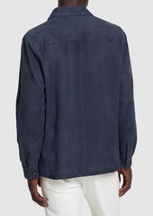 Loro Piana Suede Buttoned Overshirt