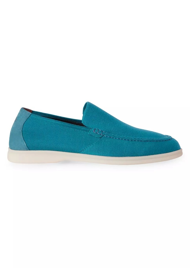 Loro Piana Summer Knit Walk Wish Loafers